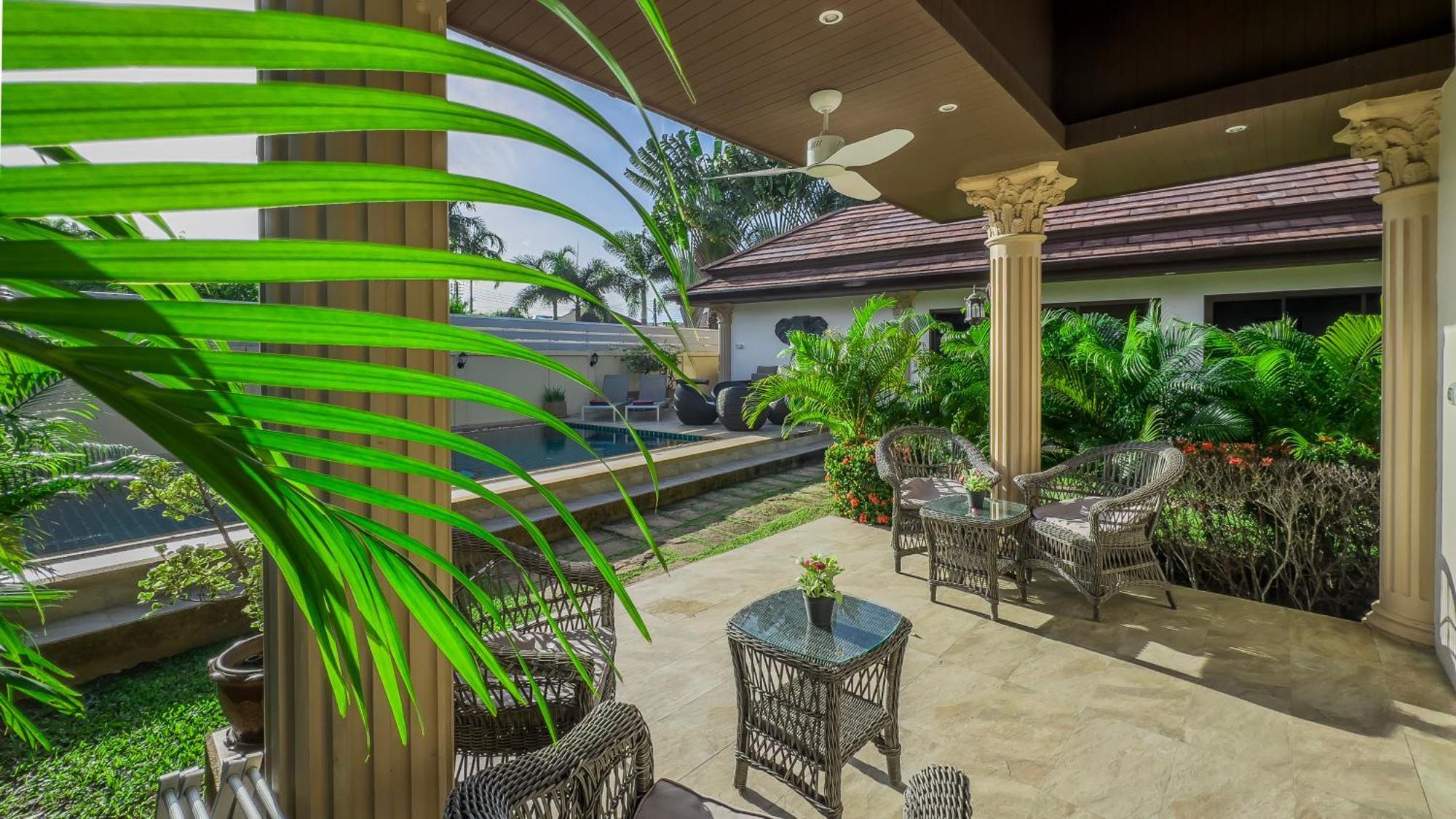 Garden Bungalows 4Br With Private Pool Ban Saiyuan Exteriör bild