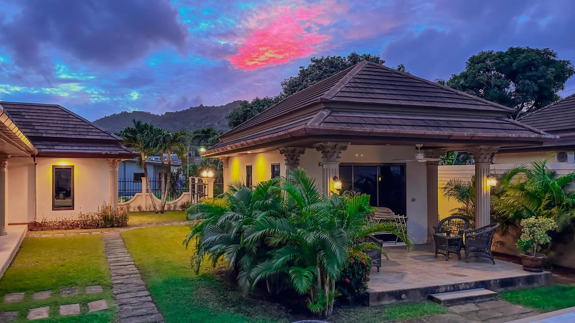 Garden Bungalows 4Br With Private Pool Ban Saiyuan Exteriör bild