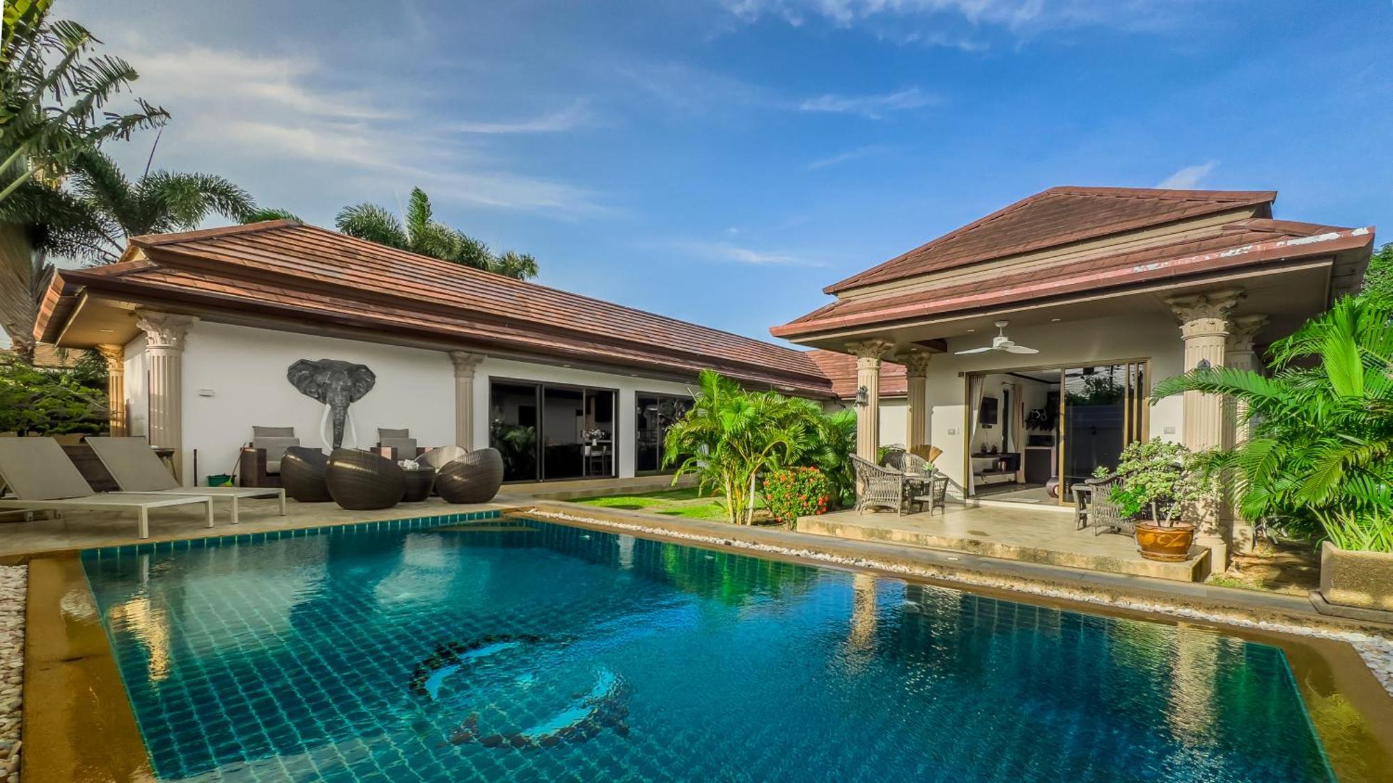 Garden Bungalows 4Br With Private Pool Ban Saiyuan Exteriör bild