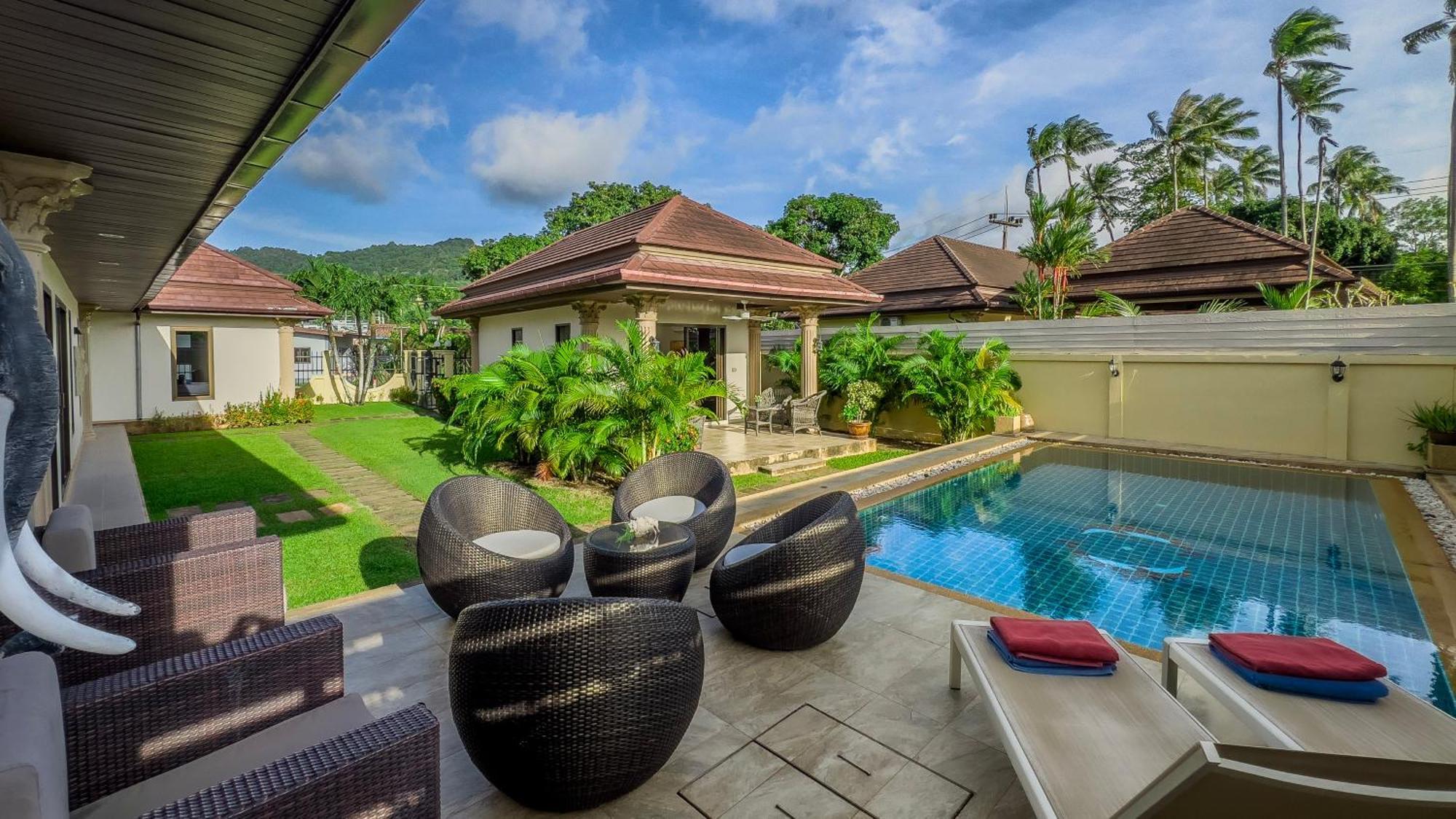 Garden Bungalows 4Br With Private Pool Ban Saiyuan Exteriör bild