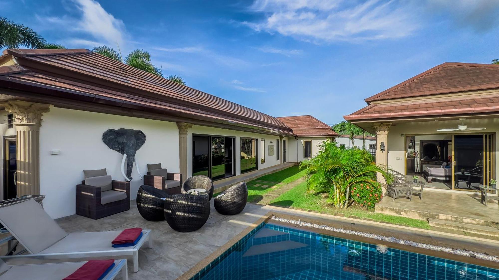 Garden Bungalows 4Br With Private Pool Ban Saiyuan Exteriör bild